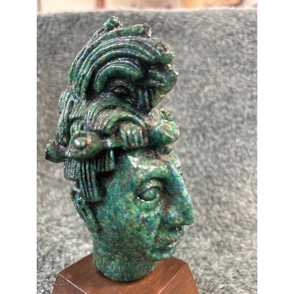 Aztec Warrior or Priest Elaborate Headpiece By Giovanni Schoeman - Picture 7 of 8